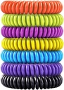 14 Pack brățară țânțari pentru copii Adulți - Citronella naturală, Lemongrass și Eucalipt, până la 350 oră de protecție
