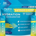 HidroMATE Electrolit pulbere Lămâie Lămâie Hidratare Pachete de zahăr scăzut 30 Count