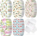 Sinmoe 100 buc Bandaje mari 2 x 4 Inch Latex Free Big Adezive Floare Rana Ingrijire Bandaje flexibile tesatura pentru îngrijirea și protejarea rănilor