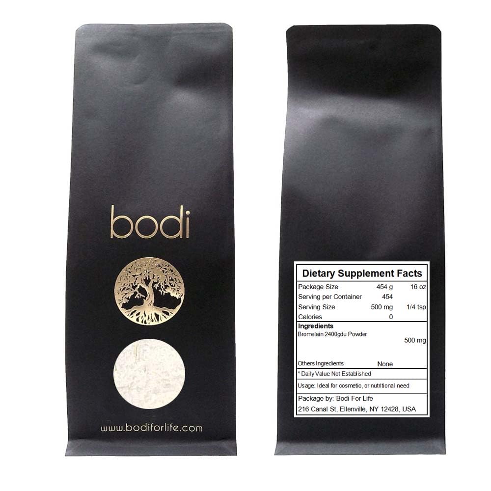 bodi : Bromelain Powder 2400gdu Extract de 2 oz până la 5lb 