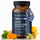 Vitamine Mt. Angel - Solutie Joint Advanced, cu Curcumin C3, Glucosamină, Acid hialuronic, Bromelain, Colagen Tip 2 & MSM, Îmbunătățește fluiditatea și susține confortul comun (60 capsule)