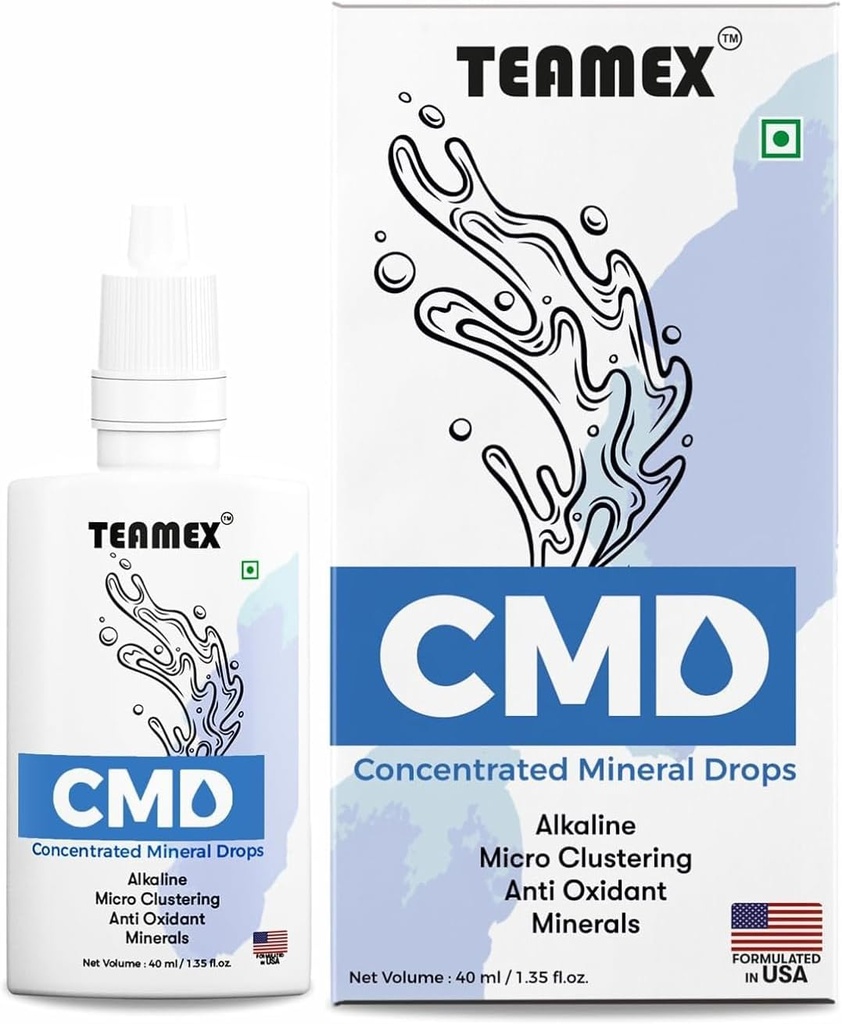 Picăturile de apă minerală Sheltr Alkaline, picăturile de creştere a pH-ului pentru picăturile de apă Alkaline Ayurvedic, CMD Drop (40 ml)