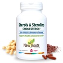 NEW ROOTS HERBAL Plant Sterols and Sterolins Supplement with Organic Flax Seed 