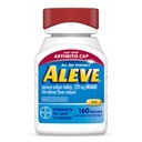 Aleve Gelcaps cu Easy Open Artrite Cap, Naproxen Sodiu, Medicamente pentru Artrită Durere, 160 Conte