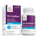 Terry Natural Tri-Iodine - Suport Sănătate tiroidiană - SIDA Echilibru hormonal cu iod molecular de la Kelp - Caracteristici Iod de potasiu și iod de sodiu - Brain & Energy Support - 6.25 mg, 90 capsule