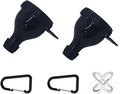 2Pigment cu pulbere de proteine Set cu bile de sticlă Shaker și Keychains Portable Dispenser Container pentru suplimente și tablete Ideal pentru Fitness de călătorie și On-The-Go Proteine pulbere container