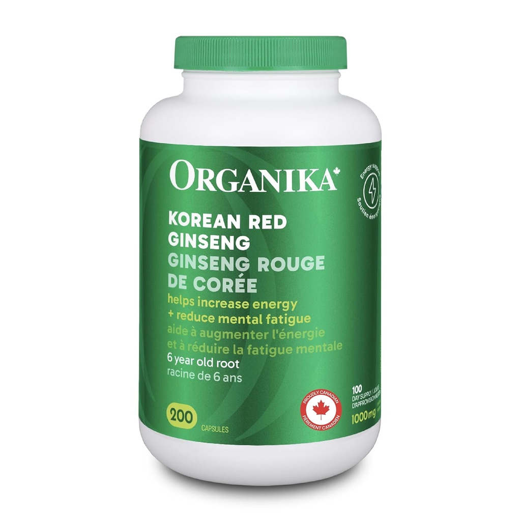 ORGANIKA Coreean Red Ginseng, 200 CT