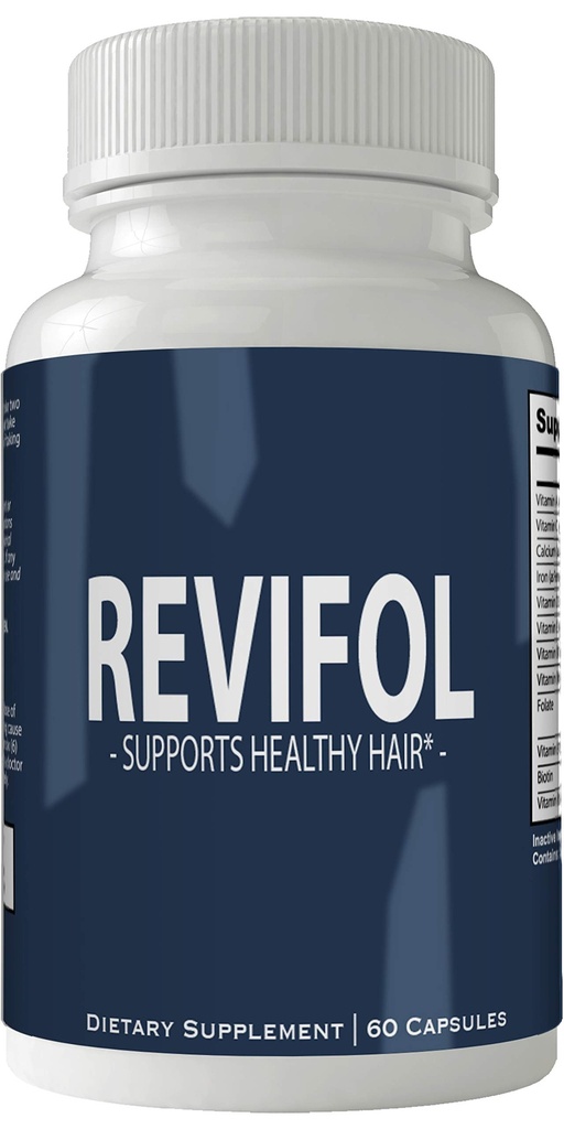Revifol Hair Piele si unghii Supliment - avansat de crestere unica a parului Vitamine si minerale cu Biotin - Gluten gratuit 60 capsule - par Lash piele si unghii Putere suplimentara Formula de crestere Booster