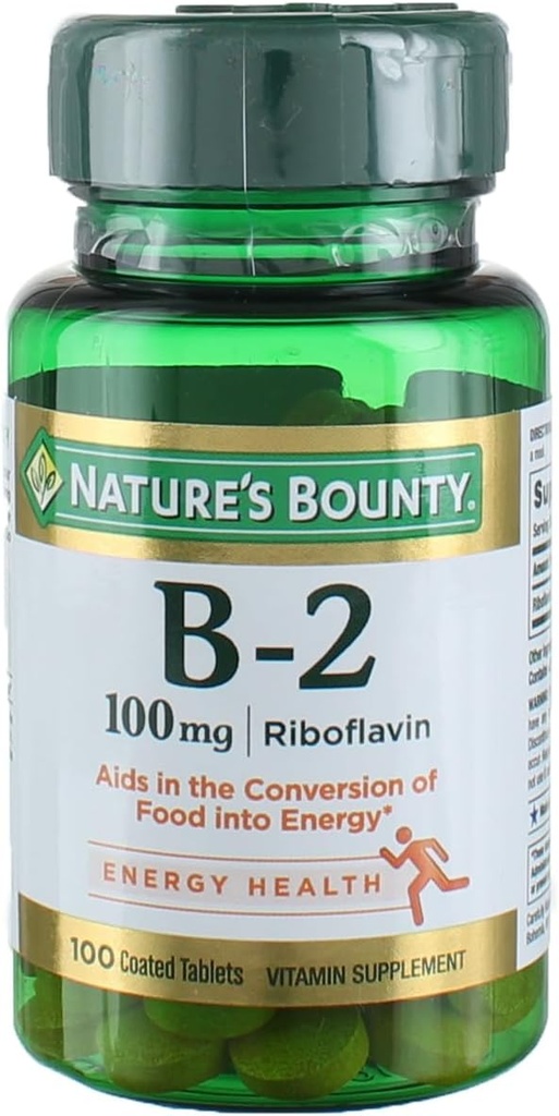 Vitamina Bounty B-2 100 mg, 100 comprimate filmate