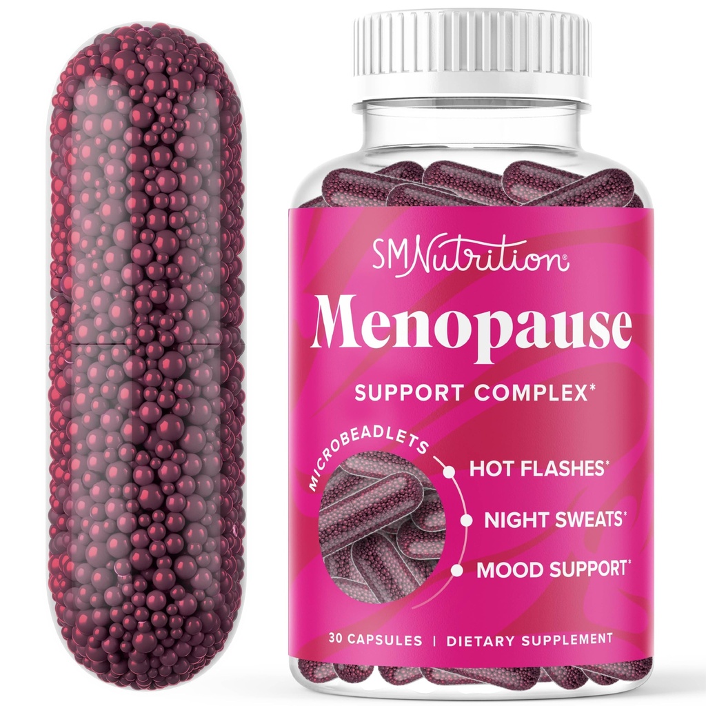 Menopause Vitamine margele cu negru Cohosh, Roșu Clover & mai mult 