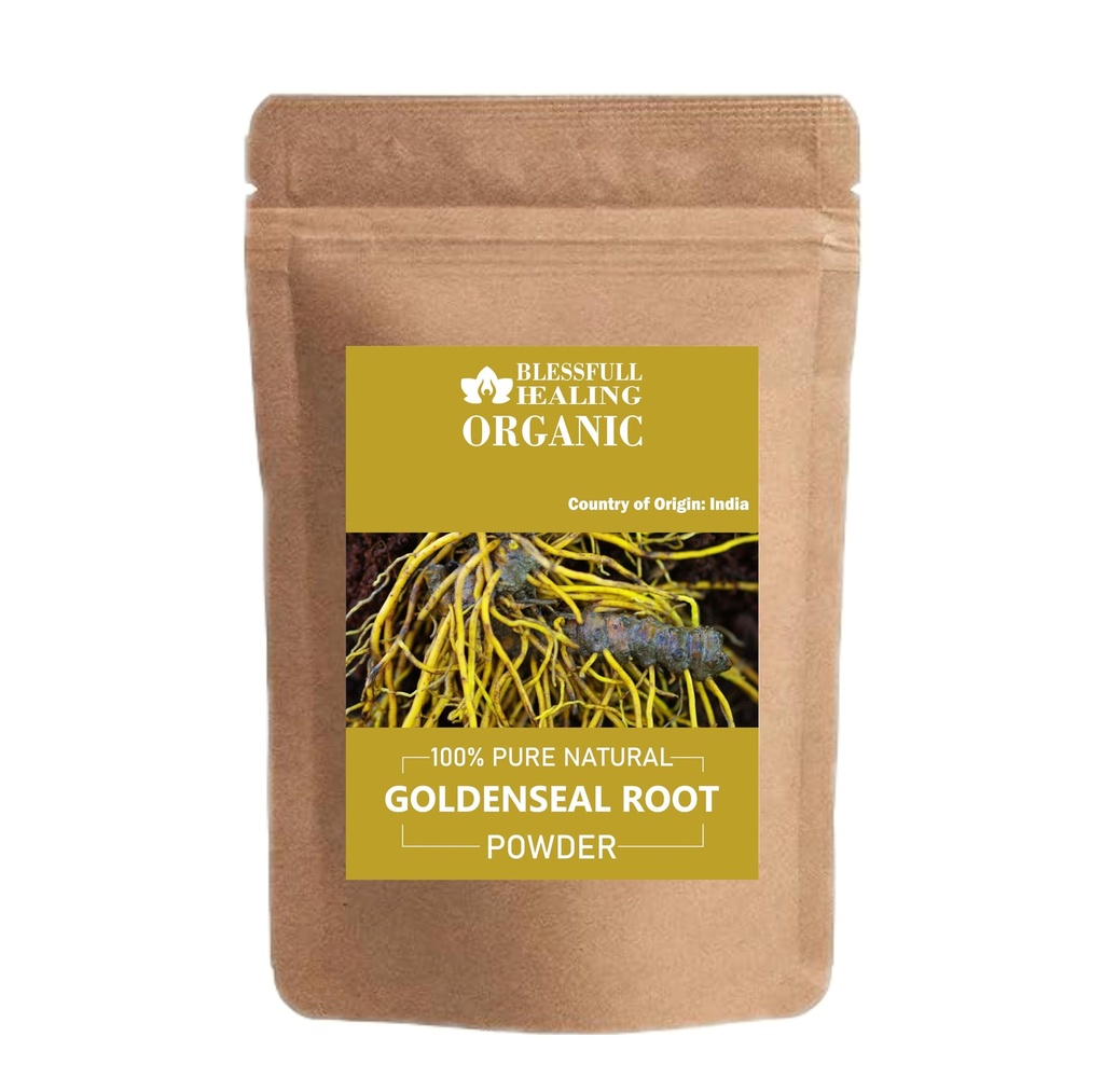 Organic Goldenseal Root Powder 100% Pure Natural 100 Gram / 3,52 oz