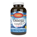Carlson - Omega Complete Gems, Omega-3-6-9, Wild Caught, Sustainable Sourced, Heart Health, Joint Function & Immune Support, 180 Softgels