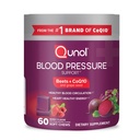 Qunol Beets Chews for Blood Pressure Support, 3 in 1 Beets + CoQ10 + Extract de semințe de struguri, susține circulatia sanatoasa a sangelui & Heart Healthy Energy, 60 Chews