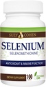Suzy Cohen Seleniu Supliment 200 mcg, Mentine inima sanatoasa, Sistemul imunitar, Suport tiroida, Prostrate Functie, Drojdie gratuit Chelated Tummy Amino Acid, foarte biodisponibil, 100 Veg Capsule
