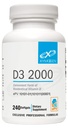 XYMOGEN D3 2000 - Vitamină biodisponibilă D3 2000 UI (50 mcg) - Supliment de vitamina D de înaltă potenţă pentru a sprijini sănătatea imună, sănătatea osoasă + a inimii (240 Softgels)