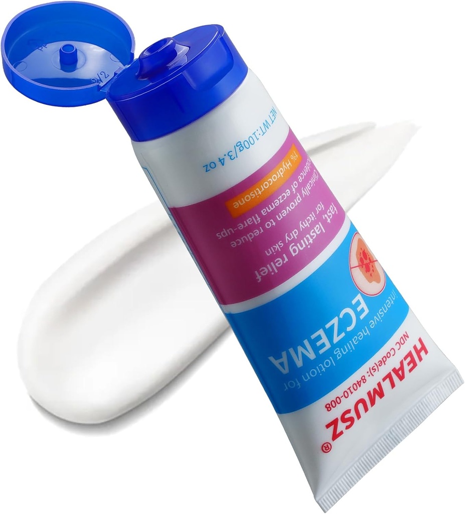 HEALMUSZ Eczema Tratamentul Crema cu 1% Hidrocortizon şi 0,5% Nifedipină 3,40 Ounce Eczemă terapie. Actualizare, vânzare exclusivă