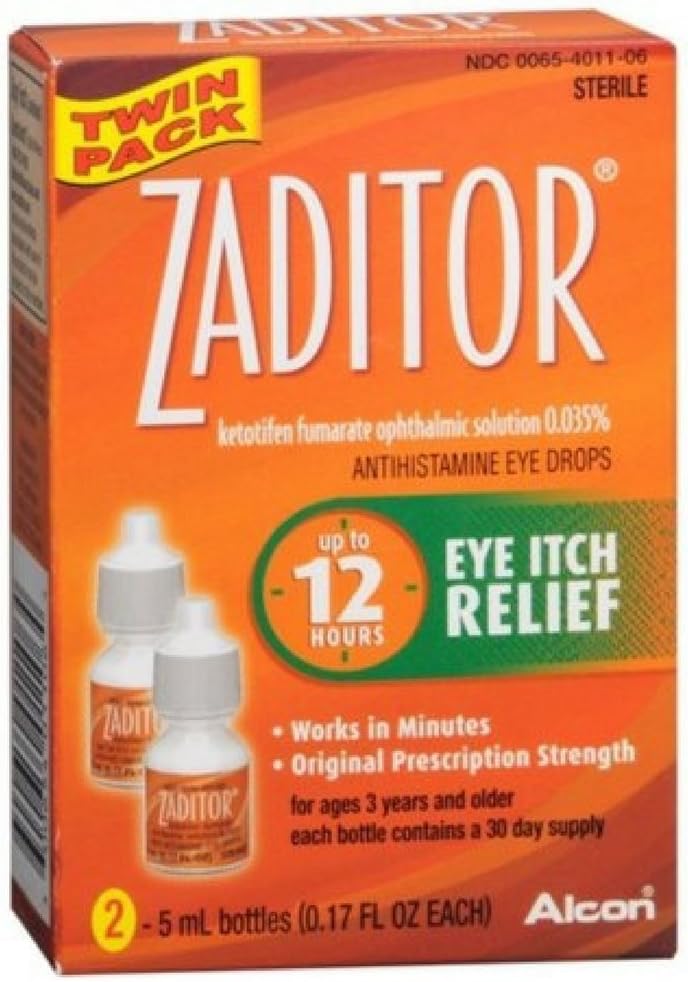 Zaditor Antihistaminic picături oftalmice Twin Pack 0.34 Fl oz