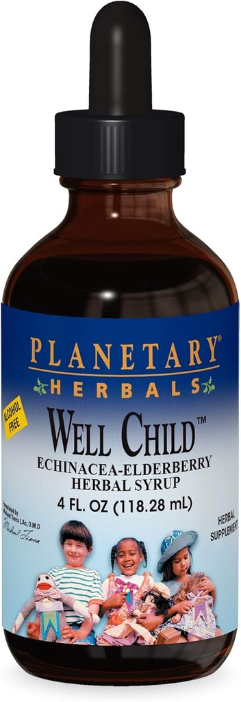 Herburi planetare Echinacea-Elderberry Syrup , 4 fl oz (128,28 ml)