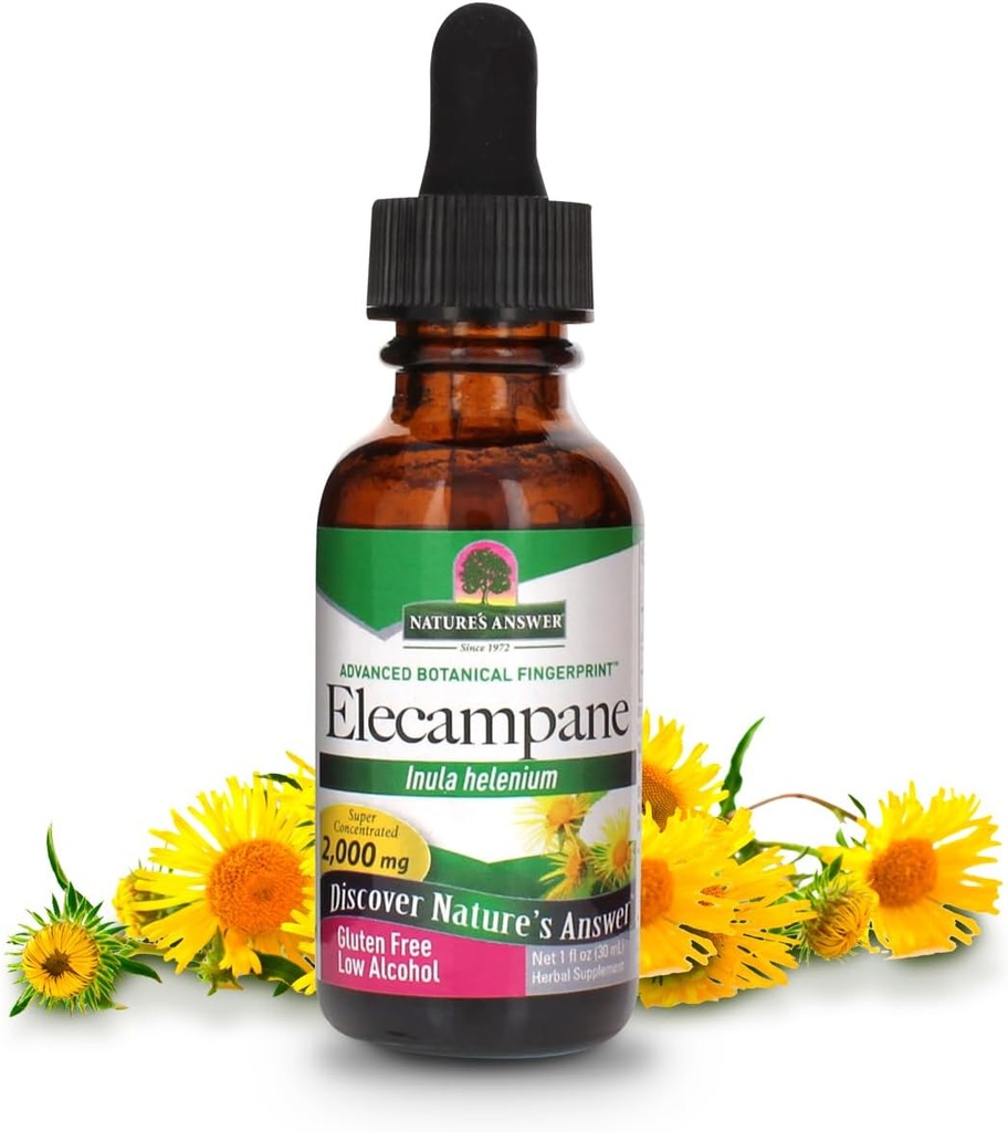 Nature's Answer Elecapane Root with organic alcool, 1-Fluid Ounce