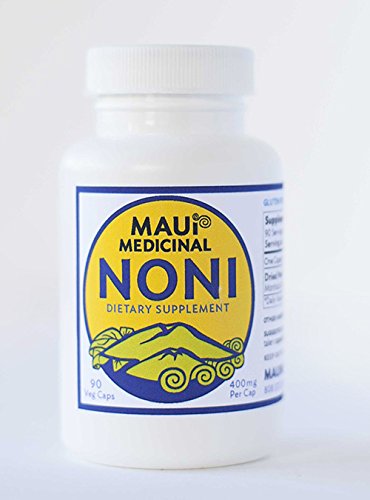 Kona Noni 90 Vcaps 400mg per capsulă de fructe întregi organice