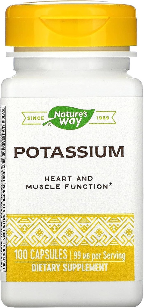 Natura's Way Potasiu Complex, 100 Capace