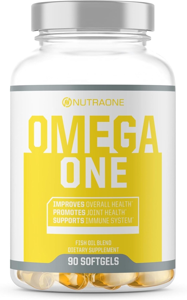 OmegaOne Omega-3 Suplimentul ulei de pește de NutraOne (90 500mg pastile ulei de pește)