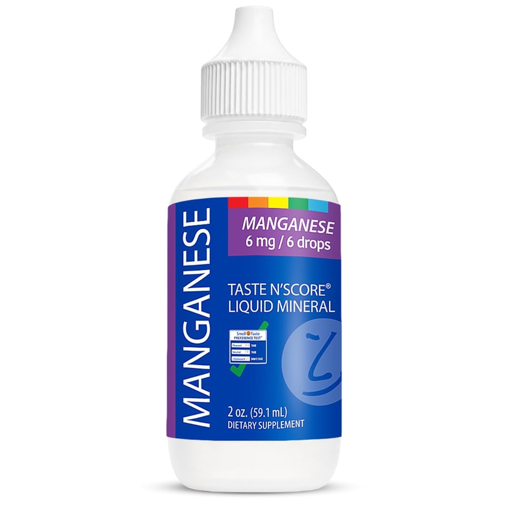 Gust N'Scor de mangan supliment mineral ionic lichid; 100% pur; 6 mg; 118 Serviri