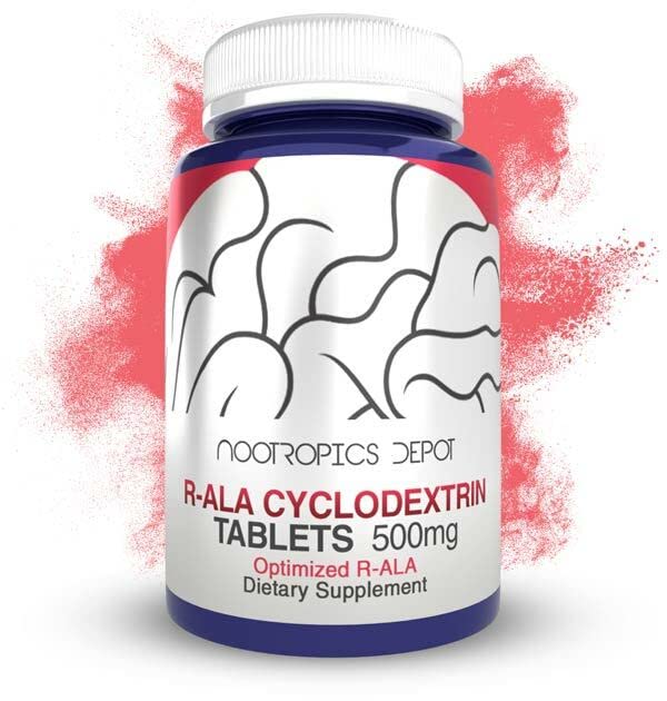 Nootrops Depot R-ALA Cyclodextrin Complex Tablets 500 mg 