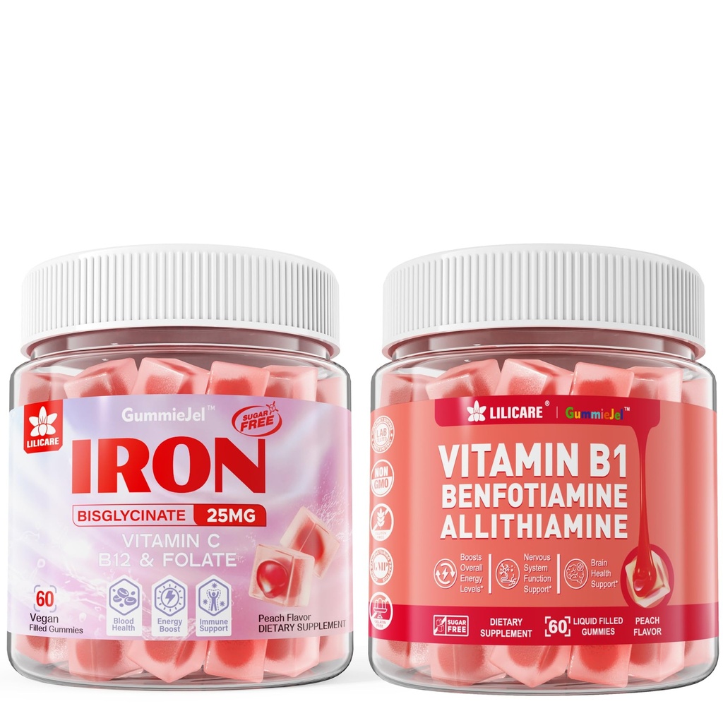 Gume de fier Vegane+Vitamina B1 Gume