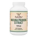 Mucuna Pruriens Extract capsule - Dopamina Booting Supliment - 210 Conte, 1000 mg per Serving, 20% (de la Velvet Bean) (pentru Mood and Motivation Support) Partea a treia testata de lemn dublu