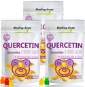 Querbetin cu Bromelain Gummies - Vitamina C + Zinc + vitamina D3 - Querbetin 500 mg Gume pentru copii și adulți (3 ambalaje)