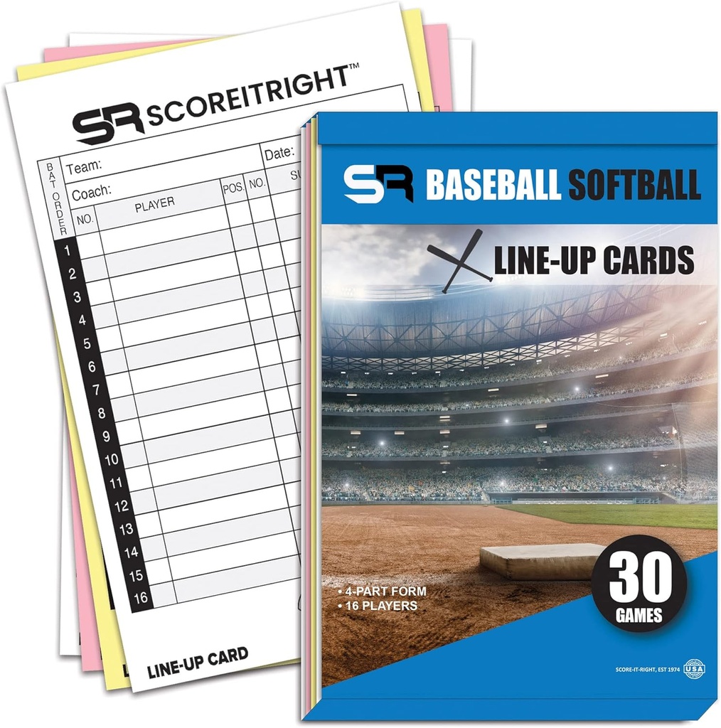 Baseball/Softball Lineup Cards 