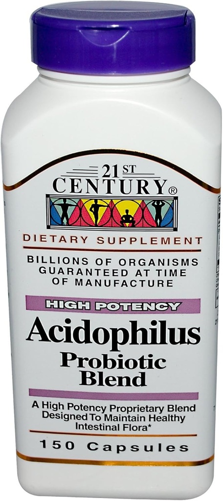 21st Century, Acidophilus, Probiotic Blend, 150 capsule