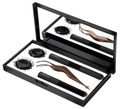 Kit de control Lashify - set complet de starter de ochi DIY Lash - Curl Gossamer negru 10mm, 12mm, Black Travel Case, Control Wand