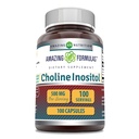 Amazing Formulas Choline & Inositol 500 Mg Supliment 