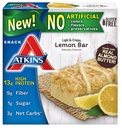 Atkins Snack Light Crispy Lemon Bar, 5 Little Bars (Pachet de 2)