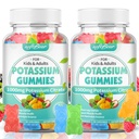 softbear Citrat de potasiu Gume, Potență mare Citrate Potasiu 1000mg susține picioare cramps și musculare Sănătate Gume de potasiu pentru adulți și copii Aroma de fructe mixte 120 Conte