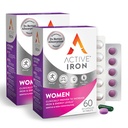 Supliment activ de fier 25mg + Multivitamine pentru femei 