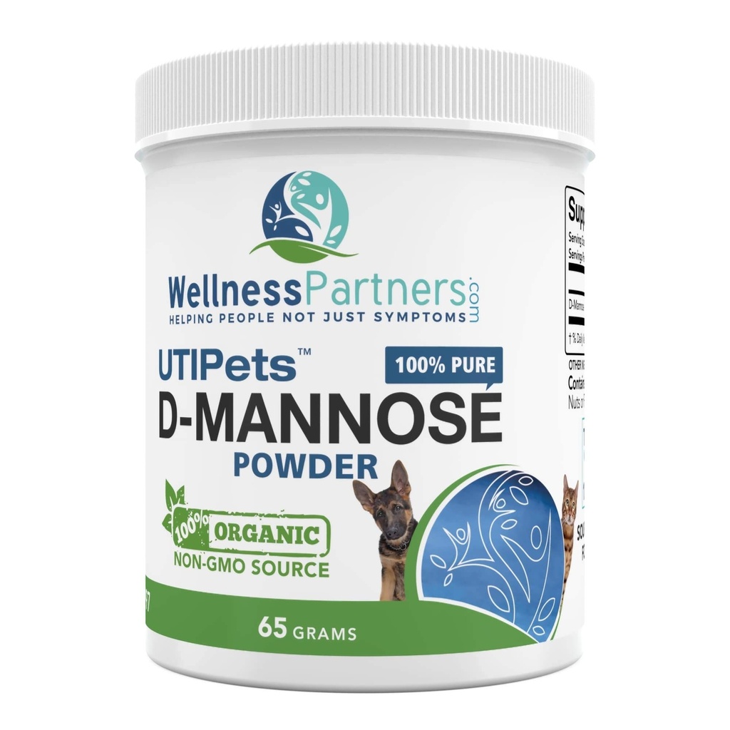 UTI Animale de companie Pure D-Mannose non-GROOG Borcan cu pulbere organică 65gram