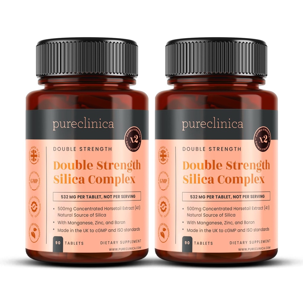 Dublu de putere de până la 6 complex de 6 luni de aprovizionare! (2000 mg extract de coada calului x 180 comprimate (2 sticle de 90))