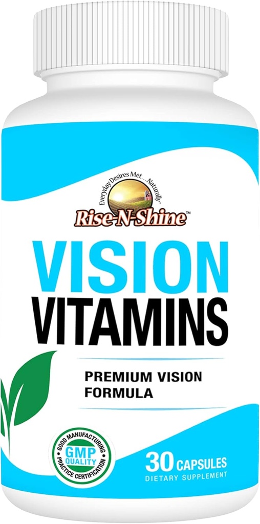Vision Vitamine Formula cu luteina, vitamina A, taurină, zinc, rădăcină turmerică și mai mult pentru a sprijini Vision 30 Conte