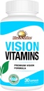 Vision Vitamine Formula cu luteina, vitamina A, taurină, zinc, rădăcină turmerică și mai mult pentru a sprijini Vision 30 Conte