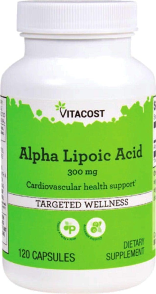 Vitacost Alpha Acid lipoic - 300 mg - 120 capsule
