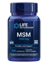 Durata de viaţă MSM, 1000 mg, metilsulfonilmetan, susţine articulaţii sănătoase, suport antioxidant, gluten-free, non-GMO, 100 capsule
