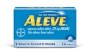 Aleve comprimate cu Naproxen sodiu, 220 mg (AINS) Durere Relieiver/Fever Reductor, 24 Număr, Albastru