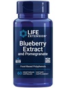 Extensie de viaţă Extract de afine şi rodii, suport arterial de sănătate, antioxidant de apărare, gluten-free, non-GMO, vegetarian, 60 capsule vegetariene