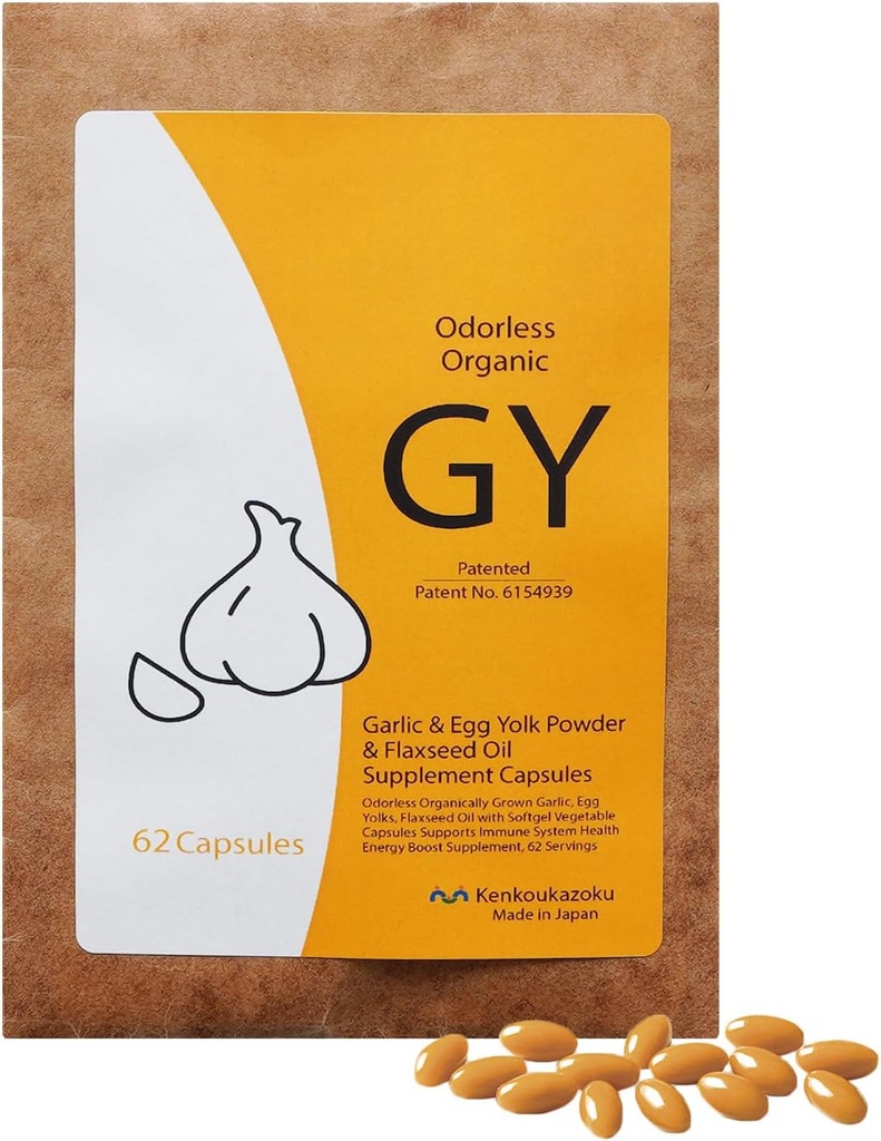 Odorless Usturoi Suplimente cu Allicin, Made in Japan, 62 Counts