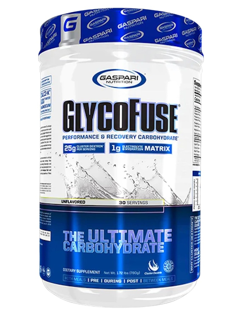 Gazpari Nutrition Glycofuse: Performance and Recovery Carbohidrat, 25g Cluster Dextrin și 1g Electrolit și Hidratare Matrix (30 Servings, Unflavored)