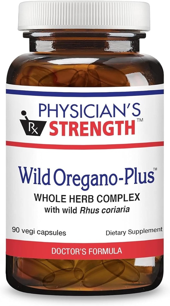 Oregano-Plus - 90 capsule - Susţine sistemul imunitar sănătos, digestia şi articulaţiile - non-GMO - 90 de serviri