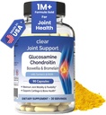 Glucosamină Chondroitin MSM cu Turmeric & Boswellia 90 Capsule 